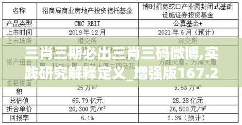 三肖三期必出三肖三码微博,实践研究解释定义_增强版167.225-4