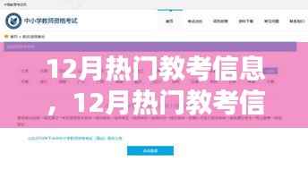 12月教考热门信息解析,助力考试通关秘籍