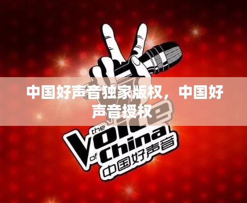 中国好声音独家版权,中国好声音授权