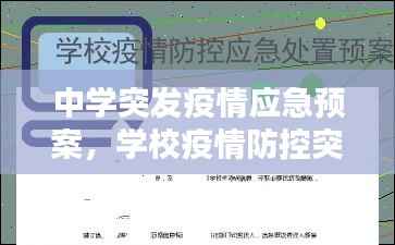 中学突发疫情应急预案，学校疫情防控突发应急方案 